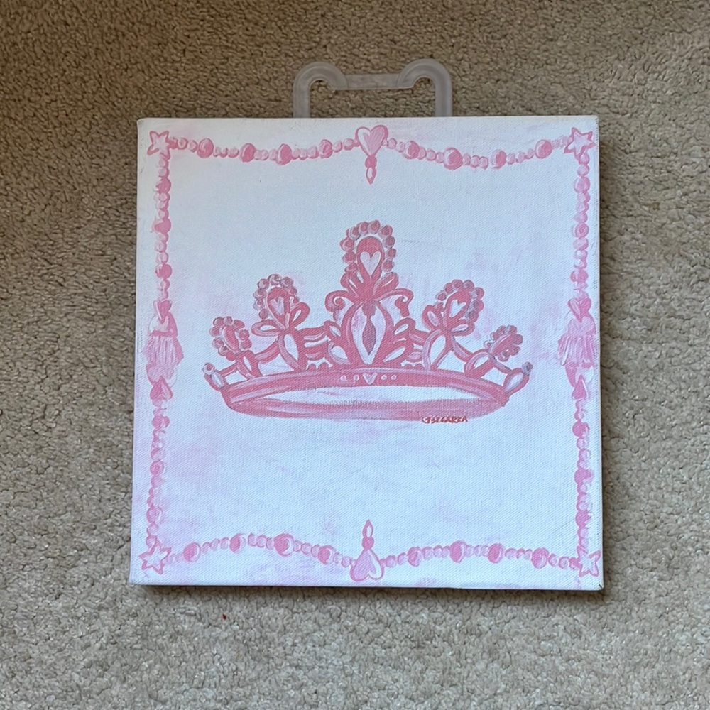 Princess crown 👑 hanging art piece